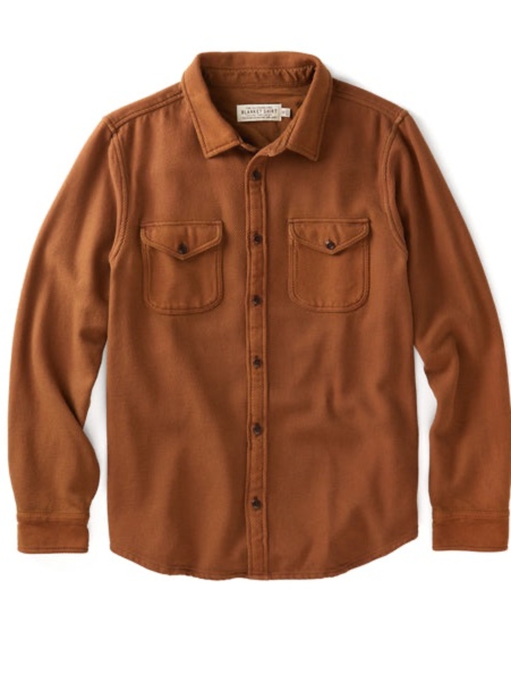 Outerknown Blanket Shirt Women, Color Sepia, Size L, New